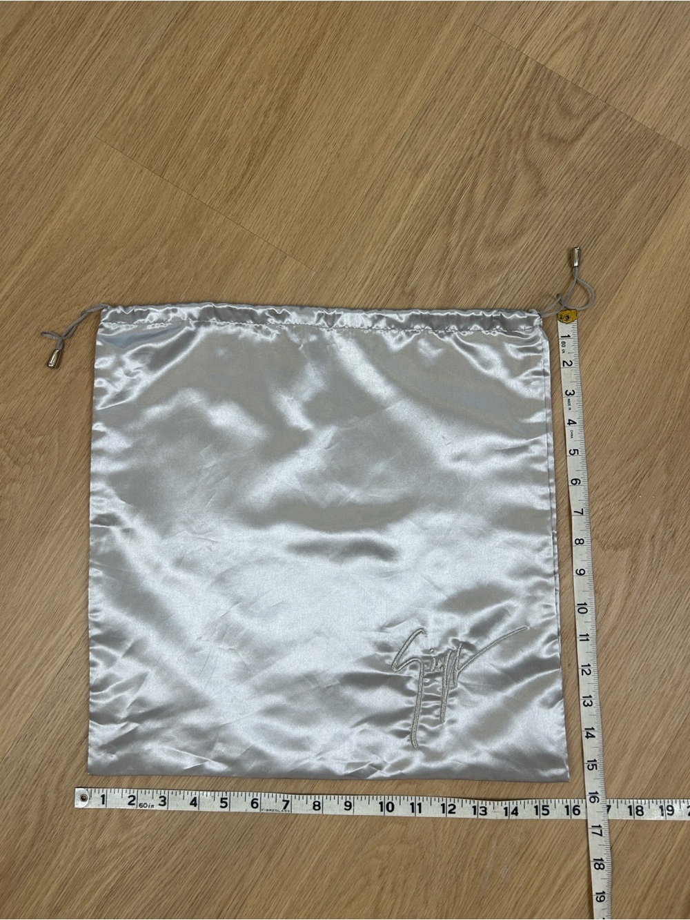 Giuseppe Zanotti Satin Embroidered Dust Bag